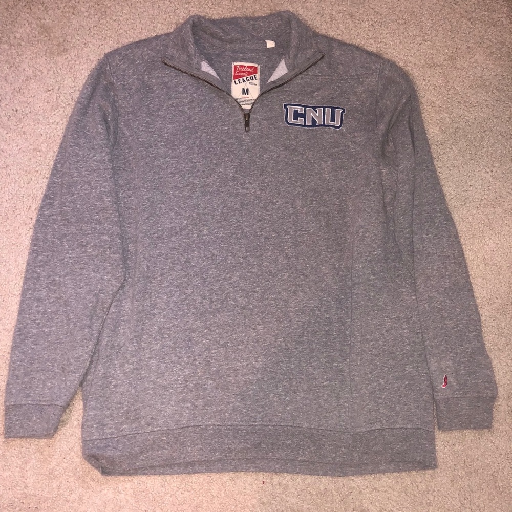 Christopher Newport University pullover quarterzip